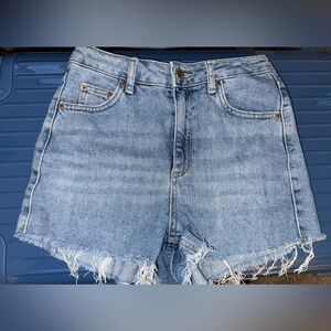 Topshop Light Blue Jean Shorts